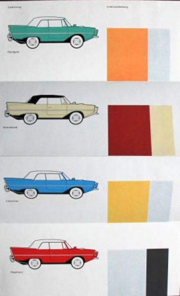 Amphicar 770 Colorsheed 1961 Carbrochure (2352)